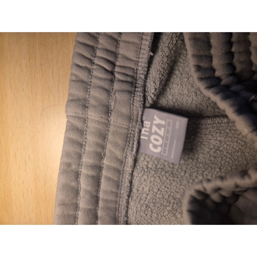 Aritzia Tna Cozy Fleece Mega Sweatpant Taupe Beige High Waisted Joggers 2XS - Picture 2 of 3